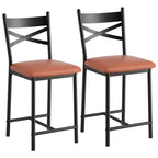 2 taburetes de bar, sillas de barra de mostrador con respaldo y cojín, sillas de comedor tapizadas, taburetes para isla de cocina, bar, comedor