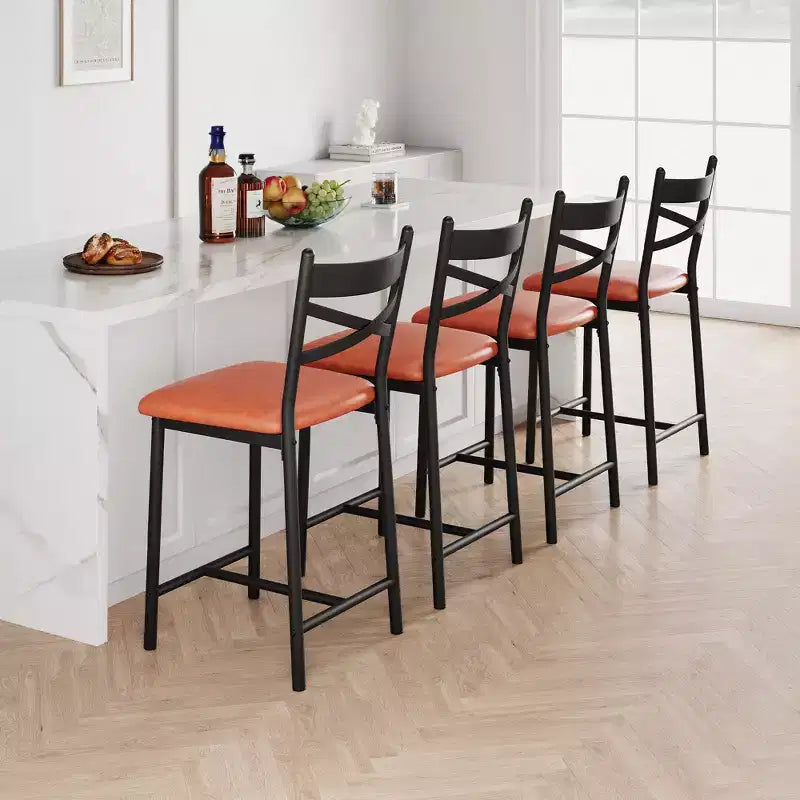 2 taburetes de bar, sillas de barra de mostrador con respaldo y cojín, sillas de comedor tapizadas, taburetes para isla de cocina, bar, comedor