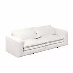 Sofá cama extraíble King de 93, sofá cama convertible 3 en 1 Teddy con 2 almohadas lumbares