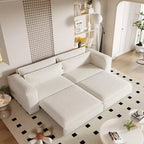 Sofá cama extraíble King de 93, sofá cama convertible 3 en 1 Teddy con 2 almohadas lumbares