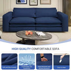 Sofá cama extraíble King de 93, sofá cama convertible 3 en 1 Teddy con 2 almohadas lumbares