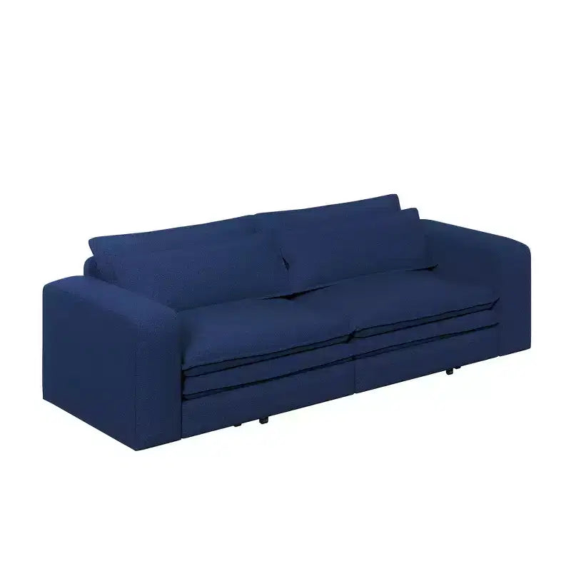 Sofá cama extraíble King de 93, sofá cama convertible 3 en 1 Teddy con 2 almohadas lumbares