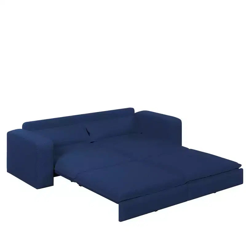 Sofá cama extraíble King de 93, sofá cama convertible 3 en 1 Teddy con 2 almohadas lumbares