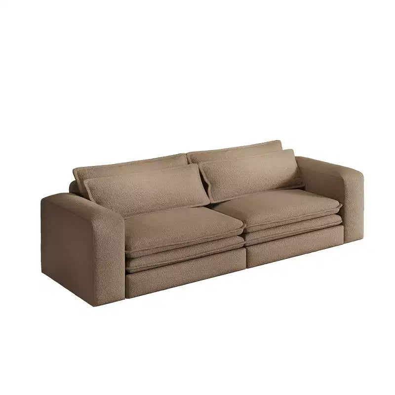 Sofá cama extraíble King de 93, sofá cama convertible 3 en 1 Teddy con 2 almohadas lumbares