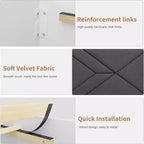 Base de cama tapizada capitoné moderna, cama con plataforma blanca con cabecero para dormitorio o apartamento
