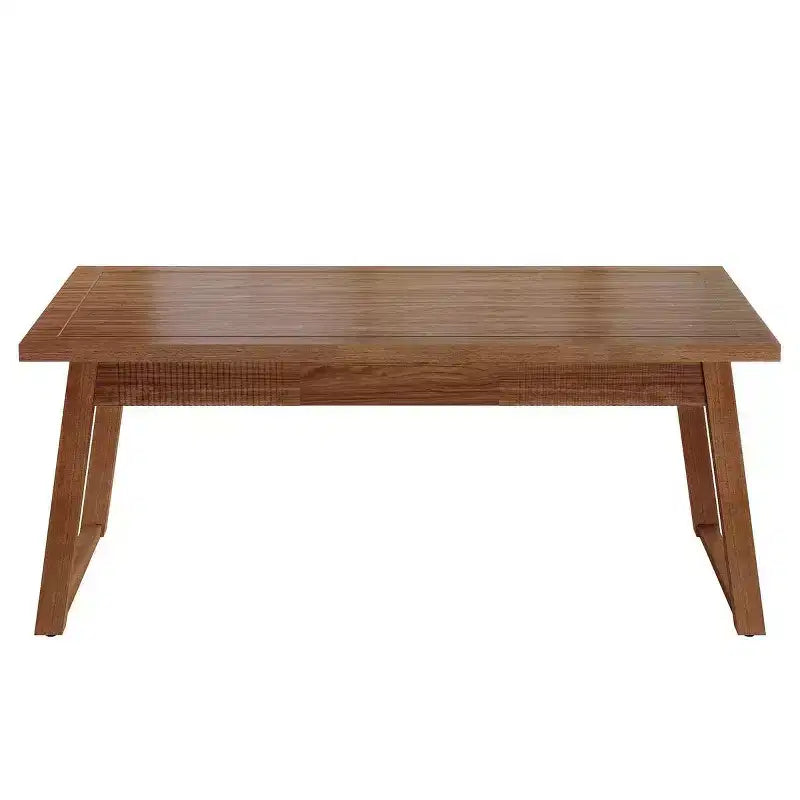 Escritorio de madera, mesa de estudio/escritura de mediados de siglo con cajón