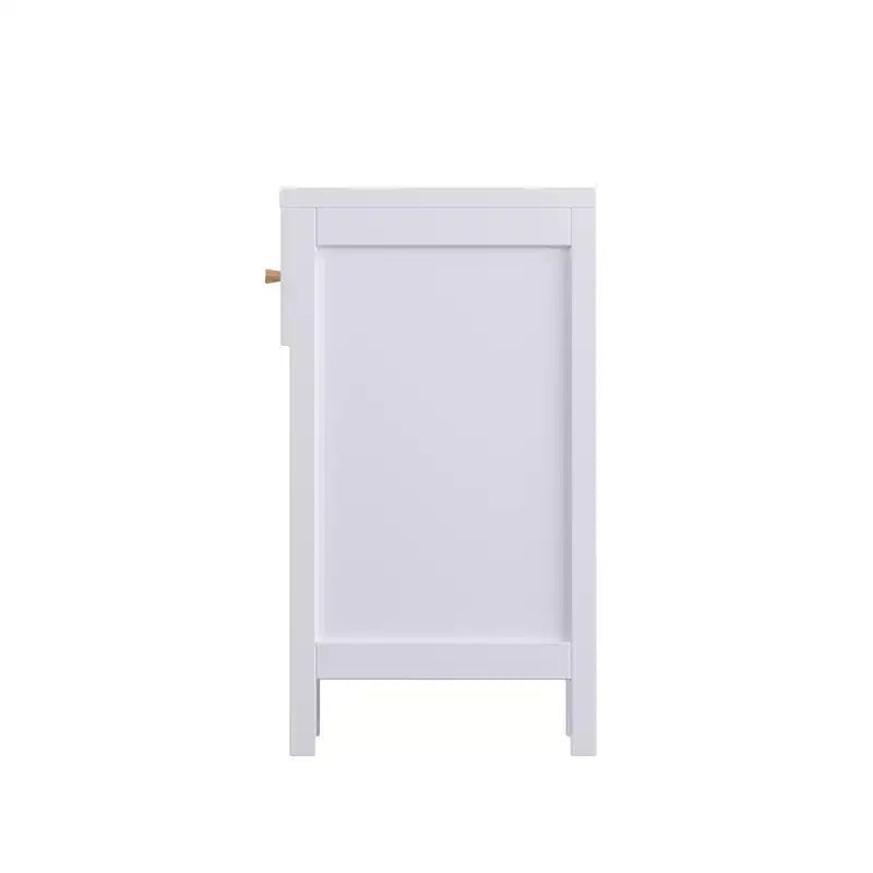 Mesita de Noche con Borde Festoneado con Cajón y Estante Abierto, Mesita de Noche de 26.77 Pulgadas de Alto para Dormitorio o Habitación Infantil, Lila