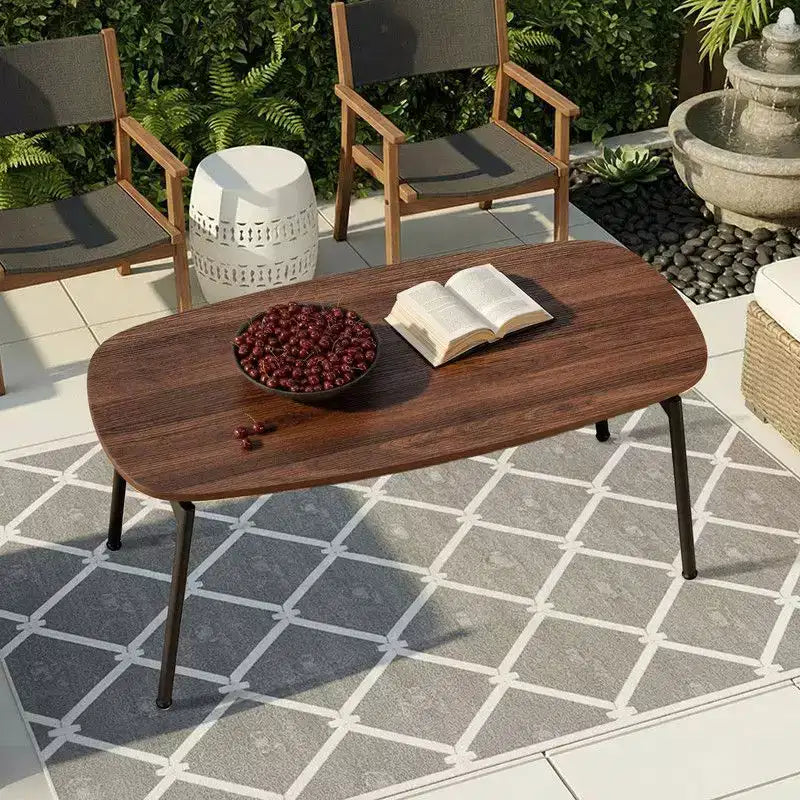 Mesa de centro plegable sin almacenamiento para sala de estar