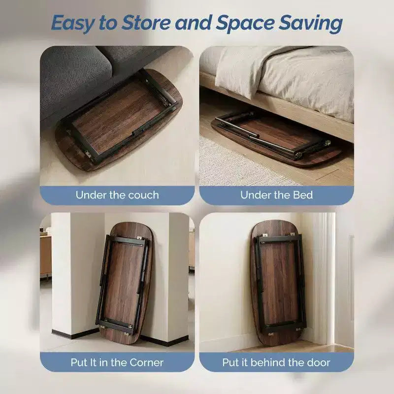 Mesa de centro plegable sin almacenamiento para sala de estar