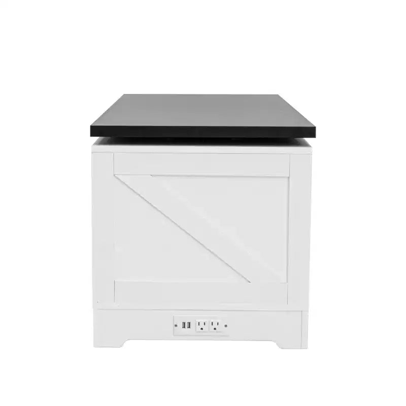 Mesa de centro elevable de 47'', mesa central rectangular de madera con almacenamiento oculto, mesa de cóctel extensible para sala de estar, dormitorio u oficina