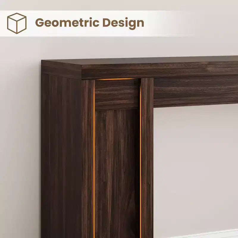 Mesa de entrada de 70.9 pulgadas, mesa consola rústica de madera, mesa gruesa para sofá detrás del sillón, mesas consola largas para sala de estar en la entrada