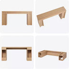 Mesa de entrada de 70.9 pulgadas, mesa consola rústica de madera, mesa gruesa para sofá detrás del sillón, mesas consola largas para sala de estar en la entrada