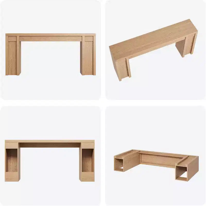 Mesa de entrada de 70.9 pulgadas, mesa consola rústica de madera, mesa gruesa para sofá detrás del sillón, mesas consola largas para sala de estar en la entrada